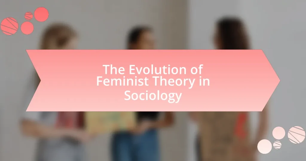 The Evolution of Feminist Theory in Sociology