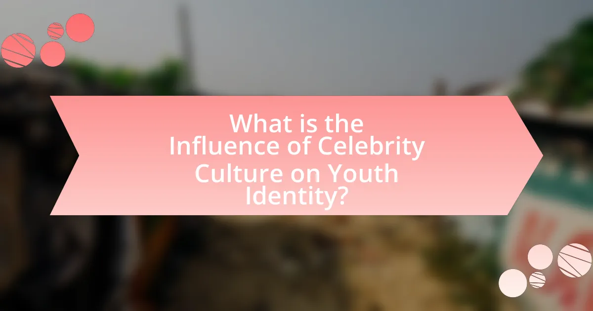 What is the Influence of Celebrity Culture on Youth Identity?