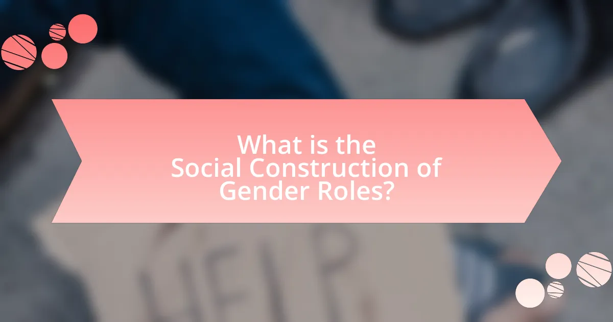 What is the Social Construction of Gender Roles?